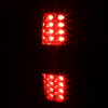 2007-2012 Chevrolet Avalanche LED Tail Lights (Chrome Housing/Smoke Lens)