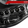 2002-2005 Dodge RAM 1500/ 2003-2005 RAM 2500 3500 Dual Halo Projector Headlights (Matte Black Housing/Clear Lens)