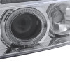 1999-2001 Audi A4/S4 Dual Halo Projector Headlights (Chrome Housing/Clear Lens)