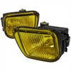 1996-1998 Honda Civic H3 Fog Lights Kit (Chrome Housing/Yellow Lens)