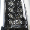 2007-2012 Chevrolet Avalanche LED Tail Lights (Chrome Housing/Clear Lens)