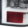 2007-2012 Chevrolet Avalanche LED Tail Lights (Chrome Housing/Clear Lens)