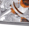 1997-2003 Pontiac Grand Prix Dual Halo Projector Headlights (Chrome Housing/Clear Lens)