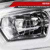 2011-2014 Dodge Charger Dual LED U-Bar Projector Headlights (Chrome Housing/Clear Lens)