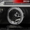 2001-2005 Volkswagen Passat Dual Halo Projector Headlights (Matte Black Housing/Clear Lens)