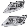2010-2012 Ford Fusion Projector Headlights w/ LED Light Strip (Chrome Housing/Clear Lens)