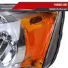 2011-2018 Dodge Grand Caravan Chrysler Town & Country Factory Style Headlights (Chrome Housing/Clear Lens)