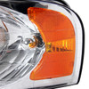 2002-2005 Dodge RAM 1500/ 2003-2005 RAM 2500 3500 Projector Headlights w/ Amber Reflectors (Chrome Housing/Clear Lens)