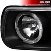 1999-2002 Chevrolet Silverado/ 2000-2006 Tahoe Suburban Dual Halo Projector Headlights (Matte Black Housing/Clear Lens)