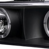 1999-2002 Chevrolet Silverado/ 2000-2006 Tahoe Suburban Dual Halo Projector Headlights (Matte Black Housing/Clear Lens)