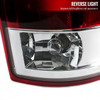 2002-2006 Dodge RAM LED Tail Lights (Chrome Housing/Red Clear Lens)