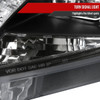 2010-2012 Ford Fusion Projector Headlights w/ LED Light Strip (Matte Black Housing/Clear Lens)