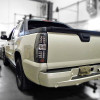2007-2012 Chevrolet Avalanche LED Tail Lights (Matte Black Housing/Clear Lens)
