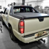 2007-2012 Chevrolet Avalanche LED Tail Lights (Matte Black Housing/Clear Lens)