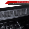 2012-2014 Ford Focus Projector Headlights w/ LED Light Strip & LED Turn Signal Lights (Chrome Housing/Smoke Lens)