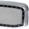 2006-2008 Dodge RAM Chrome ABS Rivet Style Grille w/ Stainless Steel Mesh