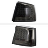 2005-2008 Dodge Charger LED Tail Lights (Chrome Housing/Smoked Lens)