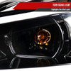 2006-2013 Chevrolet Impala / 2014-2015 Impala Limited / 2006-2007 Monte Carlo LED Bar Projector Headlights (Jet Black Housing/Clear Lens)