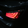 2004-2007 BMW E60 5 Series Sedan LED Tail Lights (Chrome Housing/Red Clear Lens)