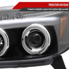 2003-2005 Toyota 4Runner Dual Halo Projector Headlights (Matte Black Housing/Clear Lens)