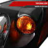 2005-2010 Pontiac G6 Factory Style Headlights w/ Amber Reflectors (Matte Black Housing/Clear Lens)