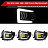 2014-2021 Toyota Tundra LED C-Bar Projector Headlights w/ Sequential Arrow Turn Signals (Matte Black Housing/Clear Lens)