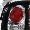 1994-1998 Ford Mustang Tail Lights (Chrome Housing/Clear Lens)