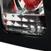 1994-1998 Ford Mustang Tail Lights (Chrome Housing/Clear Lens)