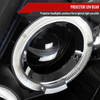 2000-2004 Ford Focus Dual Halo Projector Headlights (Matte Black Housing/Clear Lens)