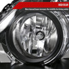 2005-2007 Honda Odyssey Factory Style Crystal Headlights w/ 9006 Bulbs (Chrome Housing/Clear Lens)