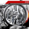 2005-2007 Honda Odyssey Factory Style Crystal Headlights w/ 9006 Bulbs (Chrome Housing/Clear Lens)