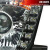 2003-2005 Nissan 350Z Projector Headlights w/ SMD LED Light Strip (Chrome Housing/Smoke Lens)