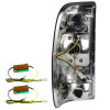 1997-2007 Ford F-150/F-250/F-350/F-450/F-550 Styleside LED Tail Lights (Chrome Housing/Smoked Lens)