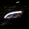2007-2011 Honda CRV LED Bar Projector Headlights (Chrome Housing/Clear Lens)