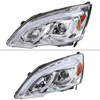 2007-2011 Honda CRV LED Bar Projector Headlights (Chrome Housing/Clear Lens)