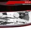 2005-2015 Nissan Armada LED Tail Lights (Chrome Housing/Red Clear Lens)