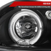 1997-2005 Chevrolet Malibu/ Oldsmobile Cutlass Dual Halo Projector Headlights (Matte Black Housing/Clear Lens)