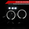 1999-2004 Jeep Grand Cherokee Dual Halo Projector Headlights (Glossy Black Housing/Smoke Lens)