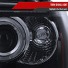 1999-2004 Jeep Grand Cherokee Dual Halo Projector Headlights (Glossy Black Housing/Smoke Lens)