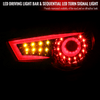 2013-2016 Scion FRS/Subaru BRZ Sequential LED Tail Lights (Jet Black Housing/Clear Lens)