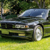 1995-2001 BMW E38 7 Series LED Bar Dual Halo Projector Headlights (Chrome Housing/Clear Lens)