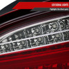 2008-2010 BMW E60 5 Series Sedan LED Tail Lights (Chrome Housing/Red Lens)