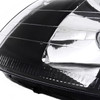 1996-1998 Honda Civic Factory Style Crystal Headlights (Matte Black Housing/Clear Lens)