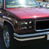 1994-1998 GMC C10/Sierra/Suburban/Yukon Factory Style Headlights w/ Bumper & Corner Lights (Matte Black Housing/Clear Lens)