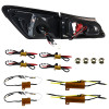 2006-2008 Lexus IS250/IS350 LED Tail Lights & Trunk Lights (Black Housing/Clear Lens)
