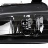 1996-2000 Dodge Caravan Chrysler Voyager/Town & Country Crystal Headlights (Matte Black Housing/Clear Lens)