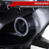 2003-2005 Nissan 350Z Dual Halo Projector Headlights (Glossy Black Housing/Smoke Lens)