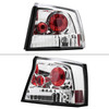 2005-2008 Dodge Charger Tail Lights (Chrome Housing/Clear Lens)