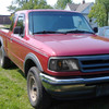 1993-1997 Ford Ranger Factory Style V2 Headlights w/ Corner Lights (Matte Black Housing/Clear Lens)