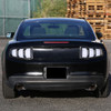 2010-2012 Ford Mustang Sequential LED Tail Lights (Matte Black Housing/Clear Lens)